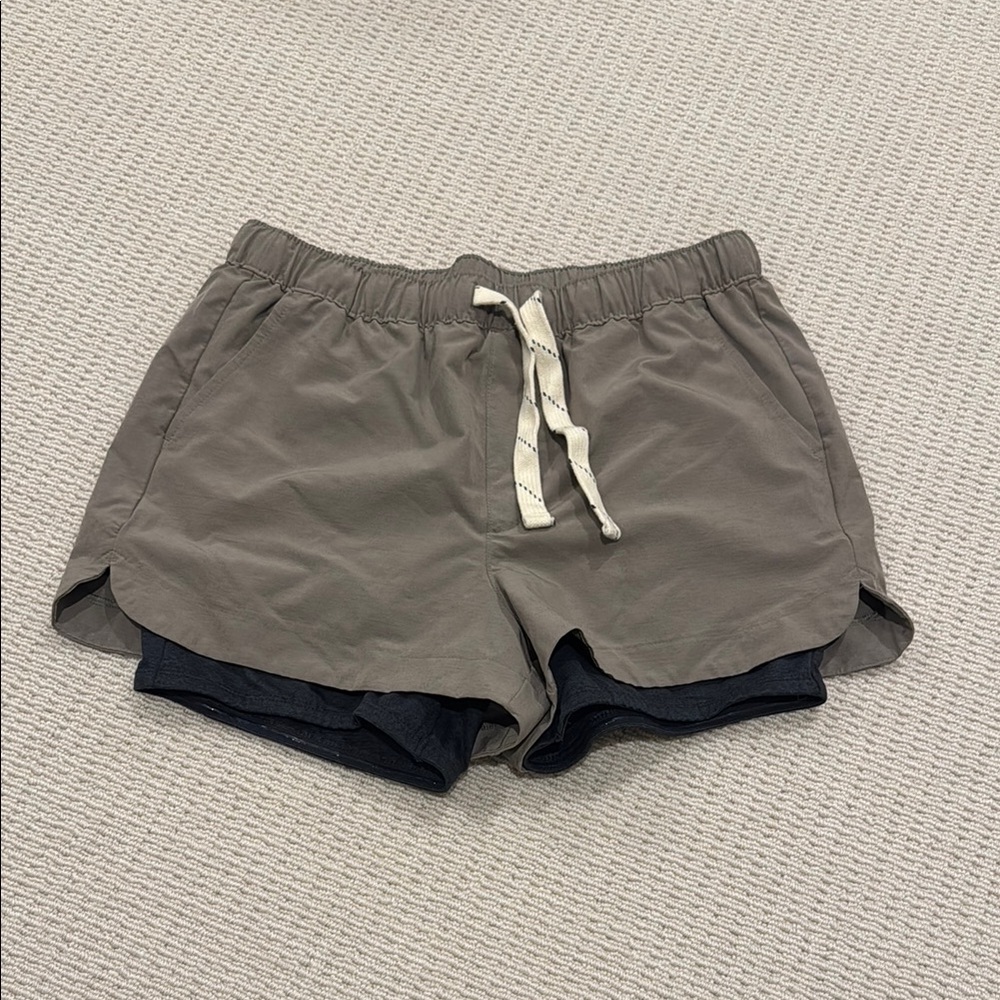 UpWest Women's Athletic Shorts - Gray and Black